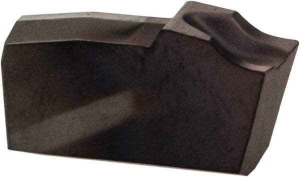 Kennametal - A2030 CF KCU25 Grade, 0.118" Cutting Width, Carbide Cutoff Insert - 6° Left Hand Lead Angle, 0.008" Cnr Rad, AlTiN Coated, Single End - Americas Industrial Supply