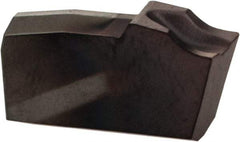 Kennametal - A2030 CF KCU25 Grade, 0.118" Cutting Width, Carbide Cutoff Insert - 6° Left Hand Lead Angle, 0.008" Cnr Rad, AlTiN Coated, Single End - Americas Industrial Supply