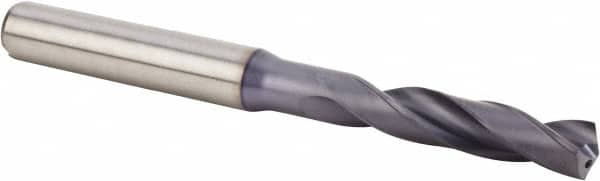 Kennametal - 0.257" 140° Spiral Flute Solid Carbide Screw Machine Drill Bit - Americas Industrial Supply