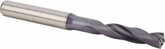 Kennametal - 0.257" 140° Spiral Flute Solid Carbide Screw Machine Drill Bit - Americas Industrial Supply