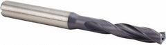 Kennametal - 6.2mm 140° Spiral Flute Solid Carbide Screw Machine Drill Bit - Americas Industrial Supply