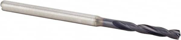 Kennametal - #41 140° Spiral Flute Solid Carbide Screw Machine Drill Bit - Americas Industrial Supply