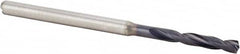 Kennametal - #41 140° Spiral Flute Solid Carbide Screw Machine Drill Bit - Americas Industrial Supply