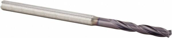 Kennametal - #38 140° Spiral Flute Solid Carbide Screw Machine Drill Bit - Americas Industrial Supply