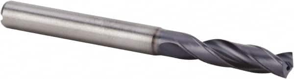 Kennametal - 7/32" 140° Spiral Flute Solid Carbide Screw Machine Drill Bit - Americas Industrial Supply