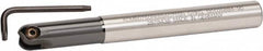 Kennametal - 1-1/4" Cut Diam, 5/8" Max Depth of Cut, 1-1/4" Shank Diam, 175mm OAL, Indexable Ball Nose End Mill - 56mm Head Length, Straight Shank, KDMB Toolholder, KDMB 1250.. Insert - Americas Industrial Supply