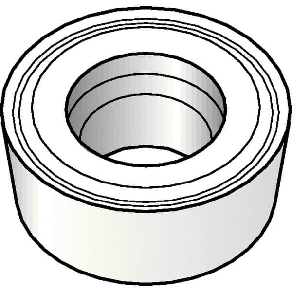 Kennametal - RCMX3209M0 76 Grade KC9125 Carbide Turning Insert - TiCN/Al2O3/TiCN/TiN Finish, Round, 32mm Inscr Circle, 3/8" Thick - Americas Industrial Supply