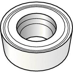Kennametal - RCMX3209M0 76 Grade KC9125 Carbide Turning Insert - TiCN/Al2O3/TiCN/TiN Finish, Round, 32mm Inscr Circle, 3/8" Thick - Americas Industrial Supply