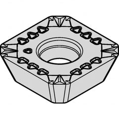 Kennametal - SEPT443 GB2 Grade KCPM40 Carbide Milling Insert - AlCrTiN Finish, 3/16" Thick, 14mm Inscribed Circle, 1mm Corner Radius - Americas Industrial Supply