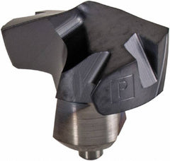 Kennametal - Series KenTIP, 8mm Diam Grade KCP15 140° Replaceable Drill Tip - Carbide, AlTiN Finish, F Seat Size - Americas Industrial Supply