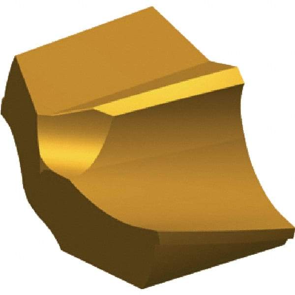 Kennametal - Series KSEM, 37mm Diam Grade KC7135 150° Replaceable Drill Tip - Carbide, TiN Finish, 10 Seat Size - Americas Industrial Supply