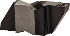 Kennametal - 4062NRD Grade KCU10, 3.18mm Cutting Width Carbide Grooving Insert - 6.35mm Max Depth of Cut, Left Hand, 1.59mm Corner Radius, AlTiN Finish - Americas Industrial Supply