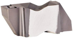 Kennametal - 3M400NG K Grade KCU10, 3.99mm Cutting Width Carbide Grooving Insert - 3.81mm Max Depth of Cut, Left Hand, 0.32mm Corner Radius, AlTiN Finish - Americas Industrial Supply