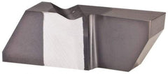 Kennametal - 3189NGD Grade KCU10, 4.8mm Cutting Width Carbide Grooving Insert - 6.35mm Max Depth of Cut, Right Hand, 0.57mm Corner Radius, AlTiN Finish - Americas Industrial Supply