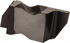 Kennametal - 3031NRD Grade KCU10, 1.58mm Cutting Width Carbide Grooving Insert - 3.18mm Max Depth of Cut, Right Hand, 0.79mm Corner Radius, AlTiN Finish - Americas Industrial Supply