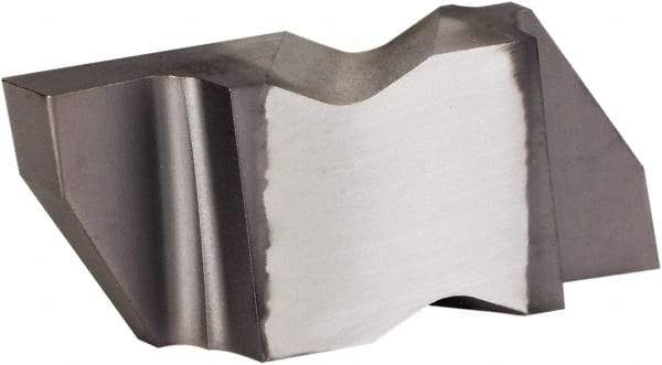 Kennametal - 3110NG Grade KCU25, 2.79mm Cutting Width Carbide Grooving Insert - 3.81mm Max Depth of Cut, Left Hand, 0.32mm Corner Radius, AlTiN Finish - Americas Industrial Supply