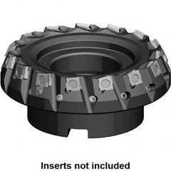 Kennametal - 80mm Cut Diam, 27mm Arbor Hole, 5.9mm Max Depth of Cut, 20° Indexable Chamfer & Angle Face Mill - 8 Inserts, SPHX 1205... Insert, Right Hand Cut, 8 Flutes, Series Fix-Perfect - Americas Industrial Supply
