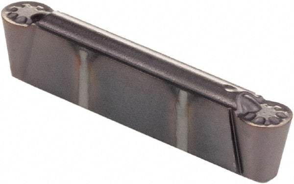 Kennametal - 0300R GUP Grade KCU25, 3mm Cutting Width Carbide Grooving Insert - Neutral, 1.5mm Corner Radius, AlTiN Finish - Americas Industrial Supply