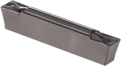 Kennametal - 0305G GMN Grade KCU10, 3.05mm Cutting Width Carbide Grooving Insert - 3.51mm Max Depth of Cut, Neutral, 0.2mm Corner Radius, AlTiN Finish - Americas Industrial Supply