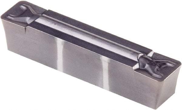 Kennametal - 0505G GMN Grade KCU25, 5.05mm Cutting Width Carbide Grooving Insert - 4.19mm Max Depth of Cut, Neutral, 0.79mm Corner Radius, AlTiN Finish - Americas Industrial Supply