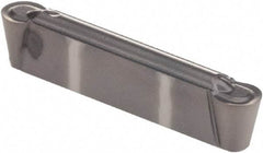 Kennametal - 0300R GMP Grade KCU10, 3mm Cutting Width Carbide Grooving Insert - 2.51mm Max Depth of Cut, Neutral, 1.5mm Corner Radius, AlTiN Finish - Americas Industrial Supply