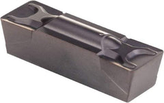 Kennametal - 375G GMN Grade KCU10, 9.53mm Cutting Width Carbide Grooving Insert - 7.95mm Max Depth of Cut, Neutral, 0.79mm Corner Radius, AlTiN Finish - Americas Industrial Supply
