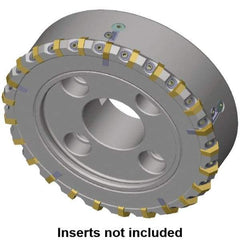Kennametal - 133.7mm Cut Diam, 40mm Arbor Hole, 8mm Max Depth of Cut, 30° Indexable Chamfer & Angle Face Mill - 15 Inserts, HNG. 0905... Insert, Right Hand Cut, 15 Flutes, Series HexaCut - Americas Industrial Supply