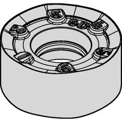 Kennametal - RNPJ1204M0 GD Grade KCPK30 Carbide Milling Insert - TiN/TiCN/Al2O3 Finish, 0.187" Thick, 12mm Inscribed Circle - Americas Industrial Supply