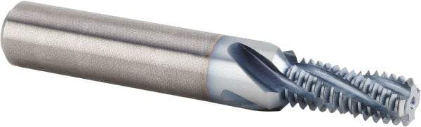 Kennametal - M14x1.50 Metric Fine, 0.4764" Cutting Diam, 4 Flute, Solid Carbide Helical Flute Thread Mill - Internal Thread, 29.31mm LOC, 100mm OAL, 16mm Shank Diam - Americas Industrial Supply