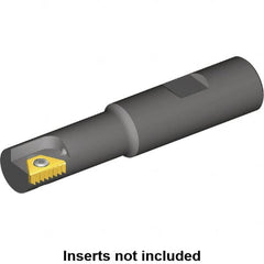 Kennametal - 9mm Cut Diam, 12mm Max Hole Depth, 12mm Shank Diam, Internal/External Indexable Thread Mill - Insert Style STN 10, 10.4mm Insert Size, 1 Insert, Toolholder Style TMS, 69mm OAL - Americas Industrial Supply