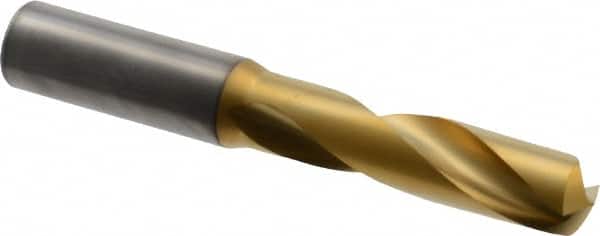 Kennametal - 41/64" 140° Spiral Flute Solid Carbide Screw Machine Drill Bit - Americas Industrial Supply