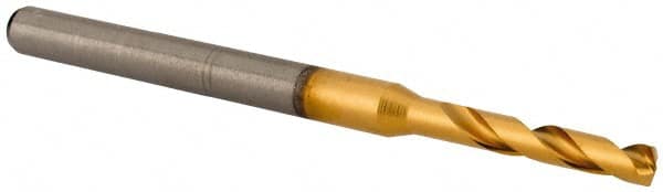 Kennametal - 2.8mm 140° Spiral Flute Solid Carbide Screw Machine Drill Bit - Americas Industrial Supply