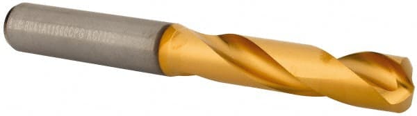 Kennametal - 11.5mm 140° Spiral Flute Solid Carbide Screw Machine Drill Bit - Americas Industrial Supply