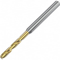 Kennametal - 19/32" 140° Spiral Flute Solid Carbide Screw Machine Drill Bit - Americas Industrial Supply