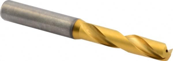 Kennametal - 11/32" 140° Spiral Flute Solid Carbide Screw Machine Drill Bit - Americas Industrial Supply