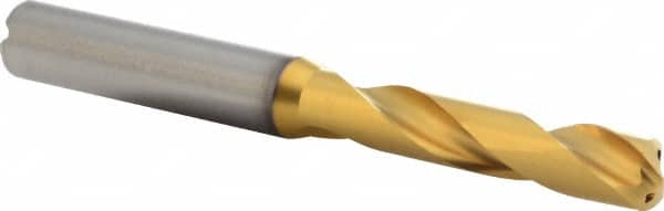 Kennametal - 8.6mm 140° Spiral Flute Solid Carbide Screw Machine Drill Bit - Americas Industrial Supply