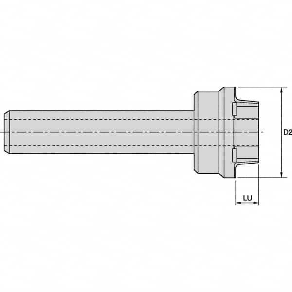 Kennametal - Spindle Taper Wiper - HSK100 Taper - Americas Industrial Supply