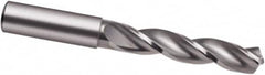 Guhring - 13.5mm 130° Solid Carbide Jobber Drill - Bright Finish, Right Hand Cut, Spiral Flute, 124mm OAL, Special Type Point - Americas Industrial Supply