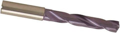 Guhring - 9.25mm 140° Solid Carbide Jobber Drill - nano-A Finish, Right Hand Cut, Spiral Flute, 103mm OAL, SU Point - Americas Industrial Supply