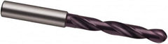Guhring - 6.2mm Solid Carbide Jobber Drill - FIREX Finish, Right Hand Cut, Spiral Flute, 91mm OAL, Special Type Point - Americas Industrial Supply
