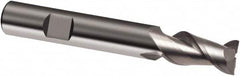 Guhring - 16mm, 26mm LOC, 16mm Shank Diam, 92mm OAL, 2 Flute, Solid Carbide Square End Mill - Single End, Uncoated, Spiral Flute, 45° Helix, Right Hand Cut, Right Hand Flute, Series 3059 - Americas Industrial Supply