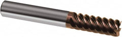 Guhring - 5/8", 1-1/4" LOC, 5/8" Shank Diam, 3-1/2" OAL, 6 Flute, Solid Carbide Square End Mill - Single End, nano-Si Finish, Spiral Flute, 45° Helix, Right Hand Cut, Right Hand Flute, Series 3084 - Americas Industrial Supply
