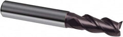 Guhring - 16mm, 32mm LOC, 16mm Shank Diam, 92mm OAL, 3 Flute, Solid Carbide Square End Mill - Single End, FIREX Finish, Spiral Flute, 41/43/45° Helix, Centercutting, Right Hand Cut, Right Hand Flute, Series 3891 - Americas Industrial Supply