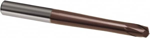 Guhring - 8mm, 7mm LOC, 10mm Shank Diam, 120mm OAL, 2 Flute, Solid Carbide Square End Mill - Single End, TiAlN Finish, Spiral Flute, 30° Helix, Right Hand Cut, Right Hand Flute, Series 3859 - Americas Industrial Supply