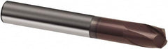 Guhring - 12mm, 10mm LOC, 12mm Shank Diam, 83mm OAL, 2 Flute, Solid Carbide Square End Mill - Single End, TiAlN Finish, Spiral Flute, 30° Helix, Right Hand Cut, Right Hand Flute, Series 3856 - Americas Industrial Supply