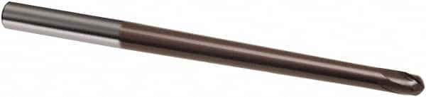 Guhring - 6mm, 6mm LOC, 8mm Shank Diam, 120mm OAL, 2 Flute, Solid Carbide Square End Mill - Single End, TiAlN Finish, Spiral Flute, 30° Helix, Right Hand Cut, Right Hand Flute, Series 3853 - Americas Industrial Supply