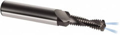 Guhring - M8x1.00 Metric Fine, 0.2756" Cutting Diam, 2 Flute, Solid Carbide Helical Flute Thread Mill - Internal Thread, 21.3mm LOC, 74mm OAL, 10mm Shank Diam - Americas Industrial Supply