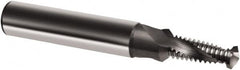 Guhring - M6x1.00 Metric, 0.1969" Cutting Diam, 2 Flute, Solid Carbide Helical Flute Thread Mill - Internal Thread, 13.9mm LOC, 62mm OAL, 8mm Shank Diam - Americas Industrial Supply