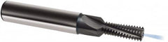 Guhring - 5/16-18 UNC, 0.2343" Cutting Diam, 3 Flute, Solid Carbide Helical Flute Thread Mill - Internal Thread, 17.7mm LOC, 74mm OAL, 10mm Shank Diam - Americas Industrial Supply