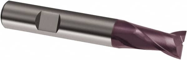 Guhring - 20mm, 32mm LOC, 20mm Shank Diam, 104mm OAL, 3 Flute, Solid Carbide Square End Mill - Single End, FIREX Finish, Spiral Flute, 30° Helix, Right Hand Cut, Right Hand Flute, Series 3364 - Americas Industrial Supply